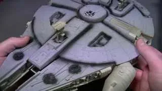 Budget Millennium Falcon Model Part 1 - detailing and lighting