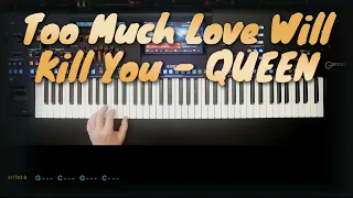 Too Much Love Will Kill You - Queen, Cover, eingespielt mit titelbezogenem Style auf Yamaha Genos 2