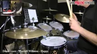 Pharrell Williams - Happy - DRUM COVER