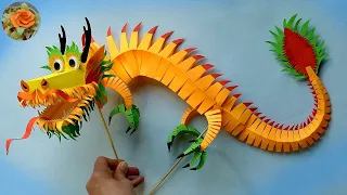 Как сделать дракона из бумаги. Dragon DIY