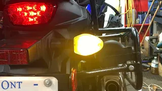 Adding LED turn signal bulbs to my 2022 Suzuki V Strom 650