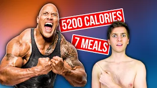 I Ate Like The Rock For 24 Hours