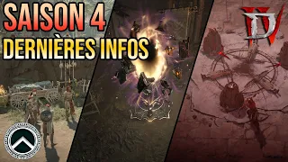 DERNIÈRES INFOS AVANT SAISON 4 ★ DIABLO 4