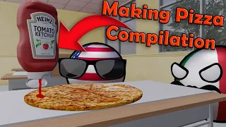 Countryballs School: Making Pizza Compilation
