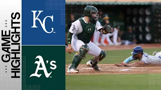 Royals vs. A's Game Highlights (8/21/23) | MLB Highlights