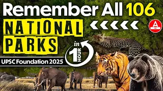 All National Parks | UPSC Geography | UPSC Foundation 2025-26 | By Preeti Mam | Adda247 IAS