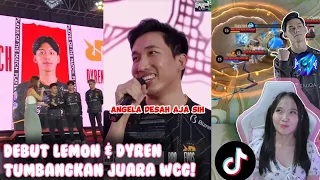 DEBUT LEMON & DYREN BIKIN SPEECHLESS!! SKYLAR SI PRIA MISTERIUS DI MPL S12! - REACTION TIKTOK MLBB