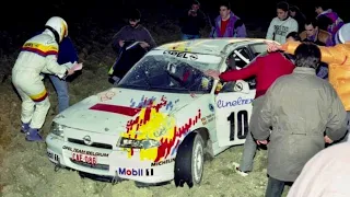 Crash Bruno Thiry Rally Montecarlo 1993