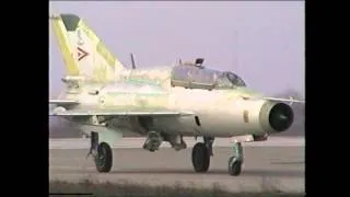 MiG-21UM  javítás utáni berepülése.