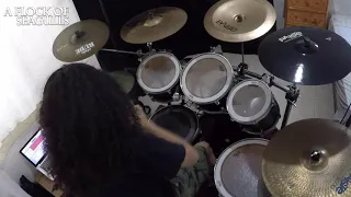 A FLOCK OF SEAGULLS - I RAN (SO FAR AWAY) drumcover (GoPro) [Moises AI app] {Repost}