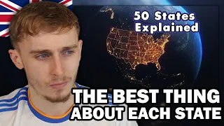 Brit Reacting to Every State in the US Explained.