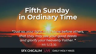 Fifth Sunday in Ordinary Time - 5th Feb 2023 8:15 AM - Fr. Bolmax Pereira