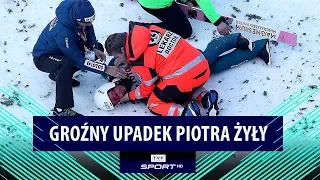 Upadek Piotra Żyły w Wiśle. Rozbita głowa skoczka!