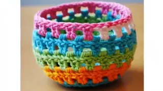 #how to make💯💥👍 knitting crochet design basket #amazing crochet design #basket #crochet #kushi