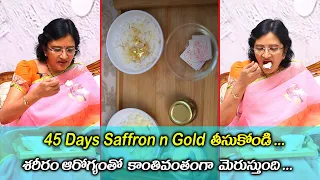 Detoxification and rejuvenation with gold and saffron II Manalifestyle II