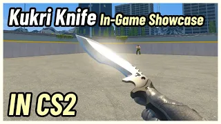 Kukri Knife all Animations | CS2 IN-Game showcase