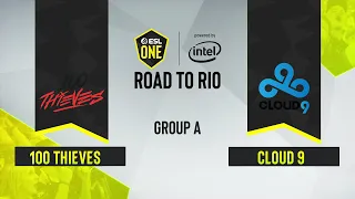 CS:GO - Cloud9 vs. 100 Thieves [Train] Map 1 - ESL One Road to Rio - Group A - NA