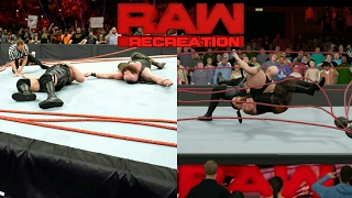 Braun Strowman vs Big Show | RING IMPLOSION RECREATION!! (WWE Monday Night RAW - April 18, 2017)