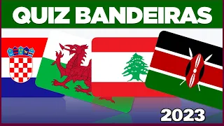 VOCÊ CONHECE MUITAS BANDEIRAS DE PAÍSES SE ACERTA 80% DESTE QUIZ | 🇧🇷 🇧🇷 O INCRÍVEL ZÉ