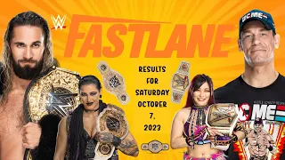 WWE Fastlane 2023 Results