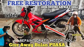 FREE RESTORATION ! Restoration 2006 Suzuki Satria F 150cc - TimeLapse