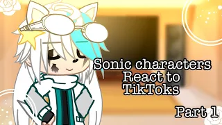 💙🦔Sonic characters react to TikToks!||⚠️MY AU⚠️||Desc.||🦔💙