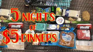 Extreme Grocery Budget Challenge- 5 Nights of $5 Dinners for 2 Adults and 1 Toddler | $25 Total