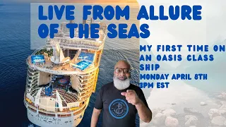 Live from Allure of the Seas. First time for me