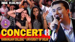 CONCERT HAVAS guruhi in RAMANUJAN COLLEGE / UNIVERSITY OF DELHI. India 01.04.2022.