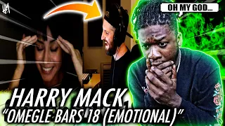 HARRY MACK GETS REAL! | Making An Emotional Connection Through Freestyle - Omegle Bars 18 (REACTION)