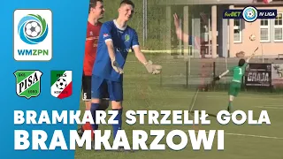 Bramkarz strzelił gola... bramkarzowi | Pisa Primavera Barczewo - MKS Korsze (4.06.2022 r.)