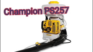 Обзор на бензиновый опрыскиватель Champion PS 257