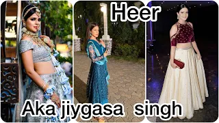 Aka jigyasa singh dresses collection// Heer in Shakti Aka jigyasa singh beautiful outfits