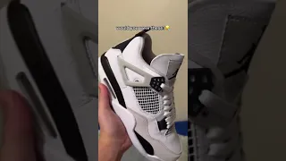 #DHgate DHGATE JORDAN 4 MILITARY BLACK UNBOXING & REVIEW #shorts #shoes