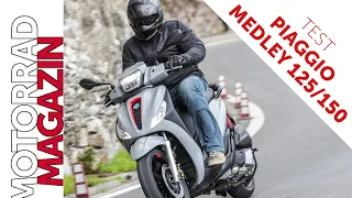 Piaggio Medley 125/150 Test - 16-Zoll-Komfort mit 2-Helme-Stauraum