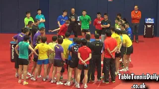 Азиатские тренировки китайские мастера Супер Настольный теннис China table tennis