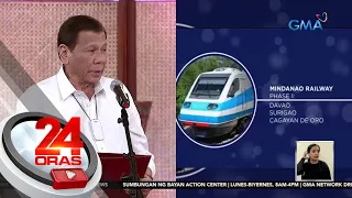 Hindi na matutuloy ang Mindanao Railway Project Phase 1-Tagum-Davao-Digos segment na... | 24 Oras