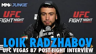 Loik Radzhabov Thought Referee Chris Tognoni Was Late With TKO Stoppage  | UFC Fight Night 238