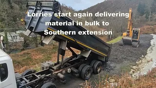 Corris Railway Southern Extension Feb 2024