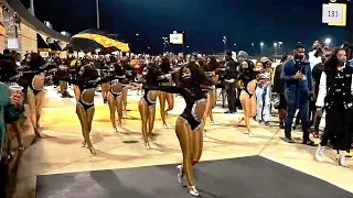 Alabama State University ft. the Sensational Stingettes - Marching Out Vs SU - 2021