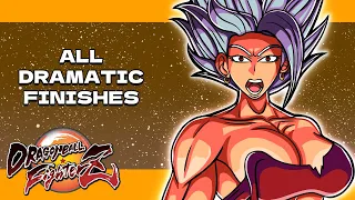 PEAK! | Dragon Ball FighterZ ALL Dramatic Finishes REACTION Compilation!