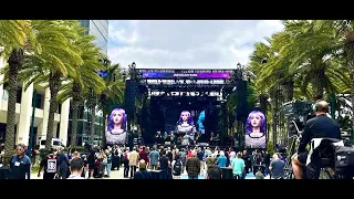 Jam Galaxy Band, Desdemona Robot & Sophia Robot perform on Grand Plaza Main Stage at NAMM Show '22