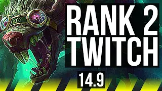 TWITCH & Blitzcrank vs LUCIAN & Nami (ADC) | Rank 2 Twitch, 7 solo kills | KR Challenger | 14.9