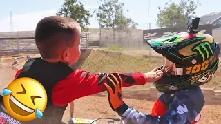 Motocross Fight at Hangtown! Dangerboy Gets Taken Out!?