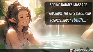 ASMR Roleplay | A Spring Naiad's Massage | Positive Binaural Whispers for Sleep & Relaxation