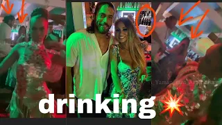 Can Yaman drinking with girl in night club💥Boom💥Secret recording