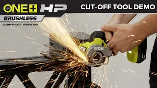 RYOBI 18V ONE+ HP Compact Brushless Cut-Off Tool Demonstration