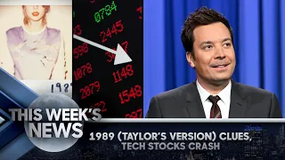 Jimmy Breaks Down 1989 (Taylor's Version) Clues, Tech Stocks Crash: This Week’s News | Tonight Show