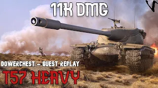 T57 Heavy: 11K Damage: Guest Replay - DowerChest: WoT Console - World Of Tanks Console