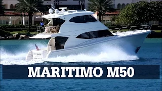 Maritimo M50 in motion in Miami | CITY LIGHTS